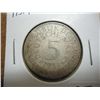 Image 2 : 1951-F GERMAN SILVER 5 MARKS