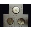 Image 2 : 3-1964 WASHINGTON SILVER QUARTERS