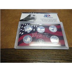 2005 SILVER 50 STATE QUARTER PF SET WITH BOX