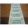 Image 2 : 5-1973 CANADA $1 BILLS CRISP UNC