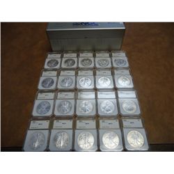 1986-2005 AMERICAN SILVER EAGLES ALL PCI MS70'S