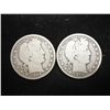 Image 1 : 1909-O & 1915-D BARBER HALF DOLLARS