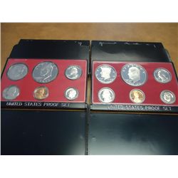 1976 & 1977 US PROOF SETS (WITH BOXES)