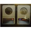 Image 2 : 1953-S & 1963 FRANKLIN HALF DOLLARS NGC MS65'S