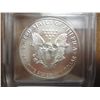 Image 2 : 1992 AMERICAN SILVER EAGLE ICG MS69