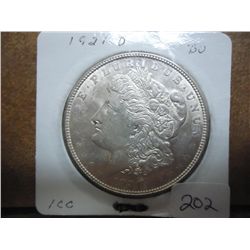 1921-D MORGAN SILVER DOLLAR (UNC)