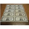 Image 1 : 10-$1 SILVER CERTIFICATES 4-1957 & 6-1957-A