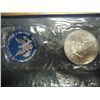 Image 2 : 1972-S  IKE SILVER DOLLAR UNC (BLUE PACK)
