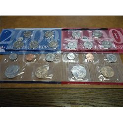 2000 US MINT SET (UNC) P/D (WITH ENVELOPE)