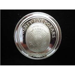1988 BRITISH VIRGIN ISLANDS SILVER PF $25.00