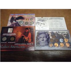 4 COIN SETS SEE DESCRIPTION