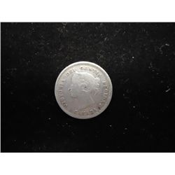 1888 CANADA SILVER 5 CENTS VERY FINE