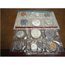 1962 SILVER US MINT SET (UNC) P/D (WITH ENVELOPE)