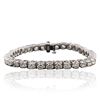 Image 1 : 14KT White Gold 7.23ctw Diamond Tennis  Bracelet