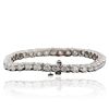 Image 2 : 14KT White Gold 7.23ctw Diamond Tennis  Bracelet