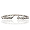 Image 3 : 14KT White Gold 7.23ctw Diamond Tennis  Bracelet