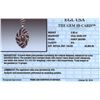 Image 3 : 14KT White Gold 5.56ctw Black Diamond Pendant