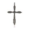 Image 2 : 14KT White Gold Diamond Cross Pendant
