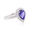 Image 2 : 14KT Two-Tone Gold 1.92ct Tanzanite and Diamond Ring