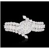 Image 1 : 18KT White Gold 1.17ctw Diamond Ring