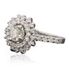 Image 2 : 14KT White Gold 1.56ctw Diamond Ring