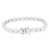 Image 2 : 18KT White Gold 9.67ctw Diamond Tennis Bracelet