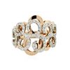 Image 1 : 14KT Rose Gold 0.62ctw Diamond Ring