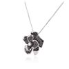 Image 3 : 14KT White Gold 1.44ctw Diamond Pendant and Chain