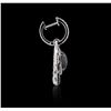 Image 2 : 18KT White Gold 8.56ctw Black Diamond Earrings