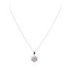 Image 1 : 14KT White Gold 1.20ctw Diamond Pendant With Chain