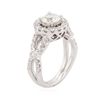 Image 3 : 14KT White Gold 1.56ctw Diamond Ring