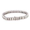 Image 2 : 14KT White Gold 6.12ctw Diamond Tennis Bracelet