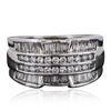 Image 1 : 14KT White Gold 1.63ctw Diamond Ring