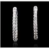 Image 1 : 14KT White Gold 2.51ctw Diamond Earrings