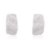 Image 1 : 18KT White Gold 1.09ctw Diamond Earrings