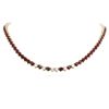 Image 1 : 14KT Yellow Gold 46.80ctw Ruby and Diamond Necklace