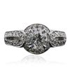Image 1 : 14KT White Gold 1.63ctw Diamond Ring