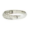 Image 2 : 18KT White Gold 1.68ctw Diamond Bangle Bracelet