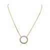 Image 2 : 18KT Yellow Gold 1.25ctw Diamond Pendant With Chain