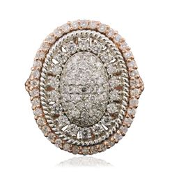 14KT Rose Gold 1.43ctw Diamond Ring