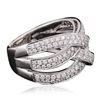 Image 2 : 14KT White Gold 1.20ctw Diamond Ring