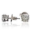 Image 2 : 14KT White Gold 2.07ctw Diamond Stud Earrings