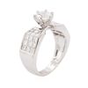 Image 3 : 14KT White Gold 2.80ctw Diamond Ring