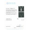 Image 3 : 14KT White Gold 0.97ct Diamond Pendant With Chain