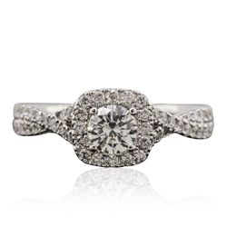 14KT White Gold 1.00ctw Diamond Ring