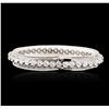 Image 2 : 14KT White Gold 8.47ctw Diamond Tennis  Bracelet