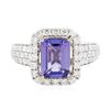 Image 1 : 14KT Two-Tone Gold 2.22ct Tanzanite and Diamond Ring