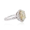 Image 2 : 14KT Two-Tone Gold 3.42ctw Diamond Ring