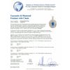 Image 4 : 14KT White Gold 2.27ct Tanzanite and Diamond Pendant With Chain