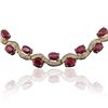 Image 2 : 14KT Yellow Gold 44.29ctw Ruby and Diamond Necklace